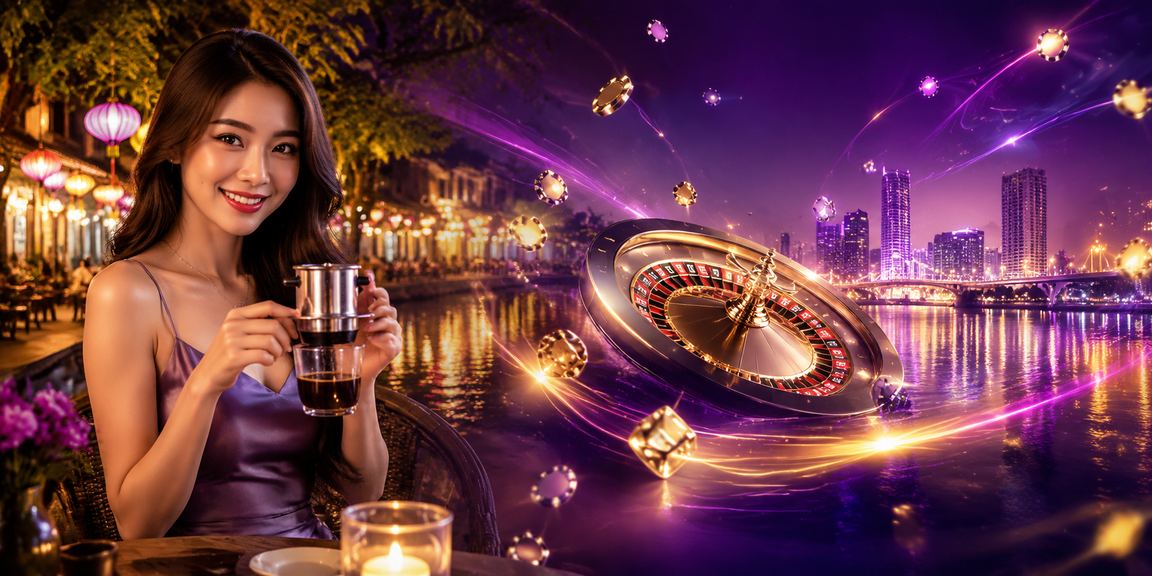 Hình ảnh bàn chơi Roulette tại Hội An
